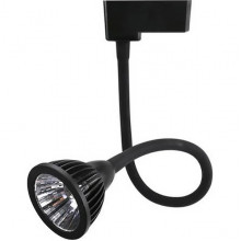 Светильник трековый 1ф LED  7W, 4000K, 620Лм, 60x480x65, 30°, 1xCOB, черный, ELVAN [PJ-034-7W-4000K-