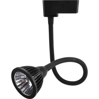 Светильник трековый 1ф LED  7W, 4000K, 620Лм, 60x480x65, 30°, 1xCOB, черный, ELVAN [PJ-034-7W-4000K-