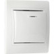 Выключатель с/у 1-кл 10А, IP20, с подсветкой, SmartBuy Венера [SBE-01w-10-SW1-1-c] белый керамика
