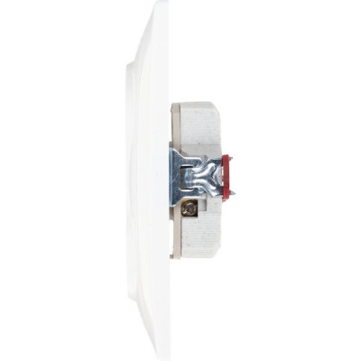 Розетка с/у 2x2P 10A, IP20, SmartBuy Венера [SBE-01w-10-S2-N-c] белый керамика
