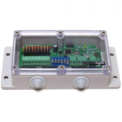 Контроллер iMLed9 (9 кан, 15А/кан, 960Вт, 5-25В, 20 программ, IP54)