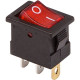 Выключатель клавишный 12В 15А 3c ON-OFF красный с подсветкой Mini RWB-206-1/SC-768 REXANT [36-2170]