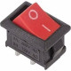 Выключатель клавишный 250В 6А 2c ON-OFF красный Mini RWB-201/SC-768 REXANT [36-2111]