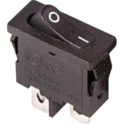 Выключатель клавишный 250В 6А 2c ON-OFF черный Mini RWB-103/SC-766/MRS-101-5 REXANT [36-2050]