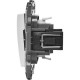 Переключатель с/у 1-кл 10А, ЭРА12 [12-1103-01][10] белый