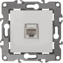 Розетка с/у компьютерная RJ45, ЭРА12 [12-3107-01][10] белый