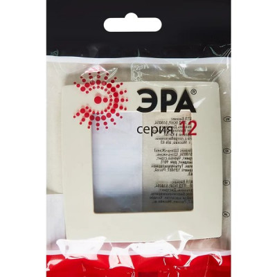 Рамка 1п, ЭРА12 [12-5001-02][20] слоновая кость