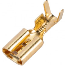 Наконечник плоский гнездо 6мм, 1-1.5кв.мм, DJ622-D4.8*0.5B REXANT [08-0920]