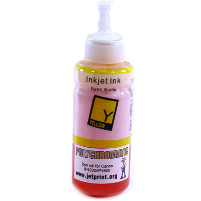 Чернила 100мл. Canon IP4200/IP4600 Yellow Polychromatic водные