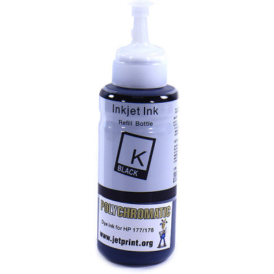 Чернила 100мл. HP 178/177/920/655/121/122/27/28 Black Polychromatic водные