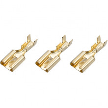 Наконечник плоский гнездо 7.7мм, 1-2.5кв.мм, DJ623-E6.3C REXANT [08-0921]