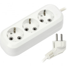Удлинитель 15м 3 розетки с/з, 16А/3500Вт, ПВС 3х1, SmartBuy [SBE-16-3-15-Z]