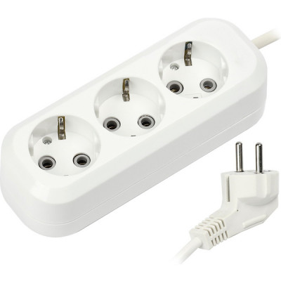 Удлинитель 15м 3 розетки с/з, 16А/3500Вт, ПВС 3х1, SmartBuy [SBE-16-3-15-Z]