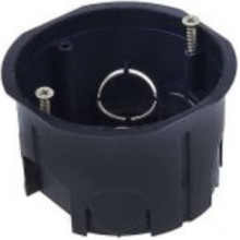 Коробка установочная с/у для твердых стен d68*45мм, (аналог GUSI C3M2), VKL [010-033Ч] черная