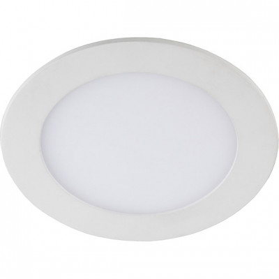 Светильник встраиваемый круг, 18W, 4000К, 1350Лм, D213/205, IP20, ЭРА [LED 1-18-4K] белый