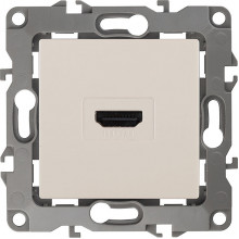 Розетка с/у HDMI, ЭРА12 [12-3114-02][10] слоновая кость