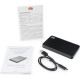Бокс HDD 2.5'' AgeStar 3UB2P1C, USB 3.0 - SATA пластик черный
