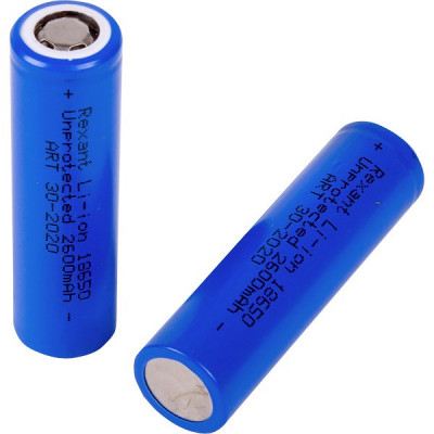Аккумулятор REXANT 18650 2600mAh 3.7V, Li-Ion [30-2020]