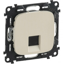 Розетка с/у компьютерная 1xRJ45, IP20, Legrand Valena Allure [753840] сл. кость