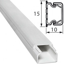 Кабель-канал  15*10 L=2м, цена за 1м, Legrand Metra [638190][154]