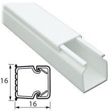 Кабель-канал  16*16 L=2м, цена за 1м, Legrand Metra [638191][150]