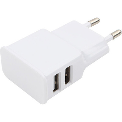 Зарядное устройство Cablexpert, 2xUSB 2.1А [MP3A-PC-11] белый
