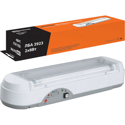 Светильник LED аварийный 2x8 3ч непостоянный, TDM ЛБА 3923 [SQ0308-0001]