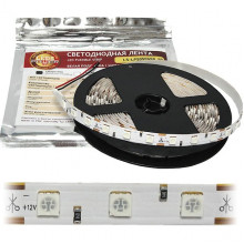 Лента LED 12В IP20 SMD5050  60/м, зеленый, 14.4Вт/м, 5м/ц.1м, LP