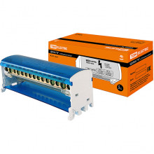 Шины на DIN-рейку в корпусе (кросс-модуль) 2х15 L+PEN, TDM [SQ0801-0008]