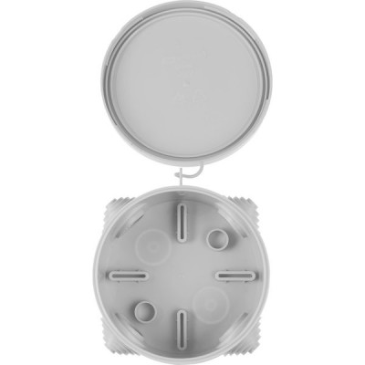 Коробка распаячная о/у d85*40мм, крышка, IP54, 4вх, TDM [SQ1401-0102]