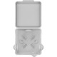 Коробка распаячная о/у  80*80*50мм, крышка, IP54, 7вх, TDM [SQ1401-0112][10] серый
