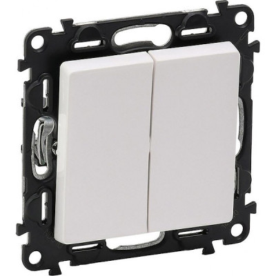 Выключатель с/у 2-кл 10A, IP20, Legrand Valena Life [752405] белый