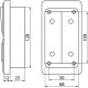 Блок с/у выключатель 3-кл + розетка 2P+E со шторками, 16А, TDM [SQ1813-0003]