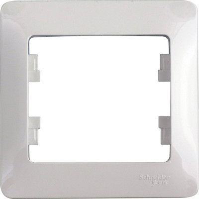 Рамка 1п, IP20, Schneider Electric Glossa [GSL000101] белый [45/270]
