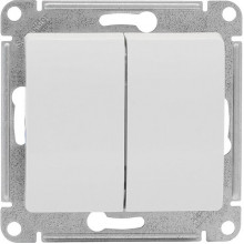 Выключатель с/у 2-кл 10А, IP20, Schneider Electric Glossa [GSL000151][20] белый