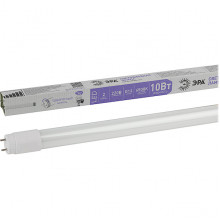 Лампа LED G13/T8 трубка, 10W, 600мм, 6500K, 910Лм, ЭРА [LED T8-10W-865-G13-600mm] пов. цоколь