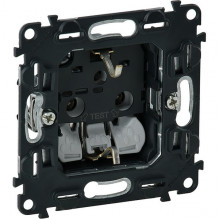 Розетка с/у 2P+E 16A, IP20, безвинт. зажим, Legrand Valena механизм IN'MATIC [753021]
