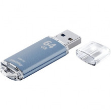 Накопитель USB Flash 64Gb SmartBuy V-Cut Blue, USB3.0