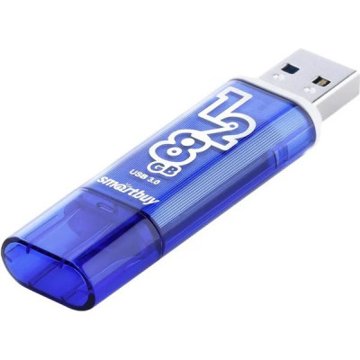Накопитель USB Flash 128Gb SmartBuy, Glossy Dark Blue USB 3.0
