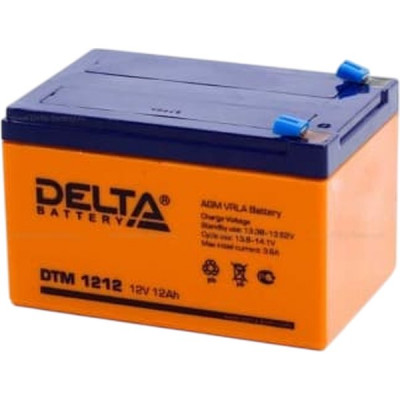 Батарея для UPS 12В/12Aч, Delta [DTM 1212]