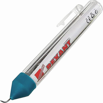 Припой с канифолью 1мм,  20г, (Sn60 Pb40 Flux 2.2 %), колба-карандаш, REXANT [09-3103]