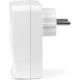 Адаптер сетевой 1x220В+2xUSB 2.1A, с заземлением, SmartBuy [SBE-16-A05-USB] белый