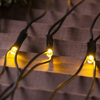 Гирлянда уличная Сетка Ш:2*В:3м, темная, LED-384-220V УМС 3W, вилка, Т/БЕЛЫЙ [3556889]