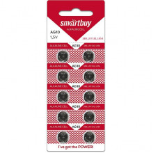 Батарейка SmartBuy AG10/LR54/LR1130/389 [BL10/200] [SBBB-AG10-10B]