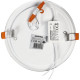 Светильник встраиваемый круг, 12W, 6500K, 960Лм, D168/153*20, IP40, Smartbuy [SBL-DL-12-65K]