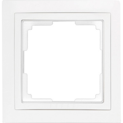 Рамка 1п, SmartBuy Нептун [SBE-05w-Plastic-FR-1] белый
