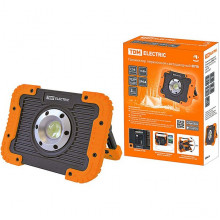 Прожектор LED переносной 10W, 900Лм, аккум. 3Ah, ФП8 TDM [SQ0350-0057] 