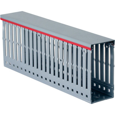Кабель-канал перфорированный 80*80 L=2м, цена за 2м, DKC QUADRO RL6 [01129RL] серый