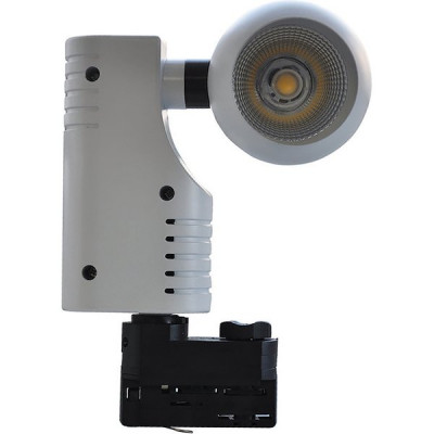 Светильник трековый 1ф LED 20W, 4000K, 1670Лм, 195x160, 60°, 2xCOB, ELVAN [021-20W-4000K]