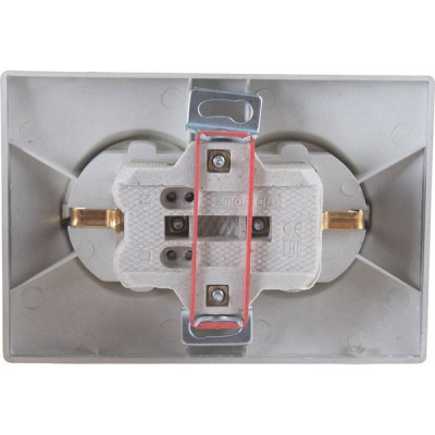 Розетка с/у 2x2P+E 16A, IP20, SmartBuy Венера [SBE-01b-16-S2-Z-c] черный керамика